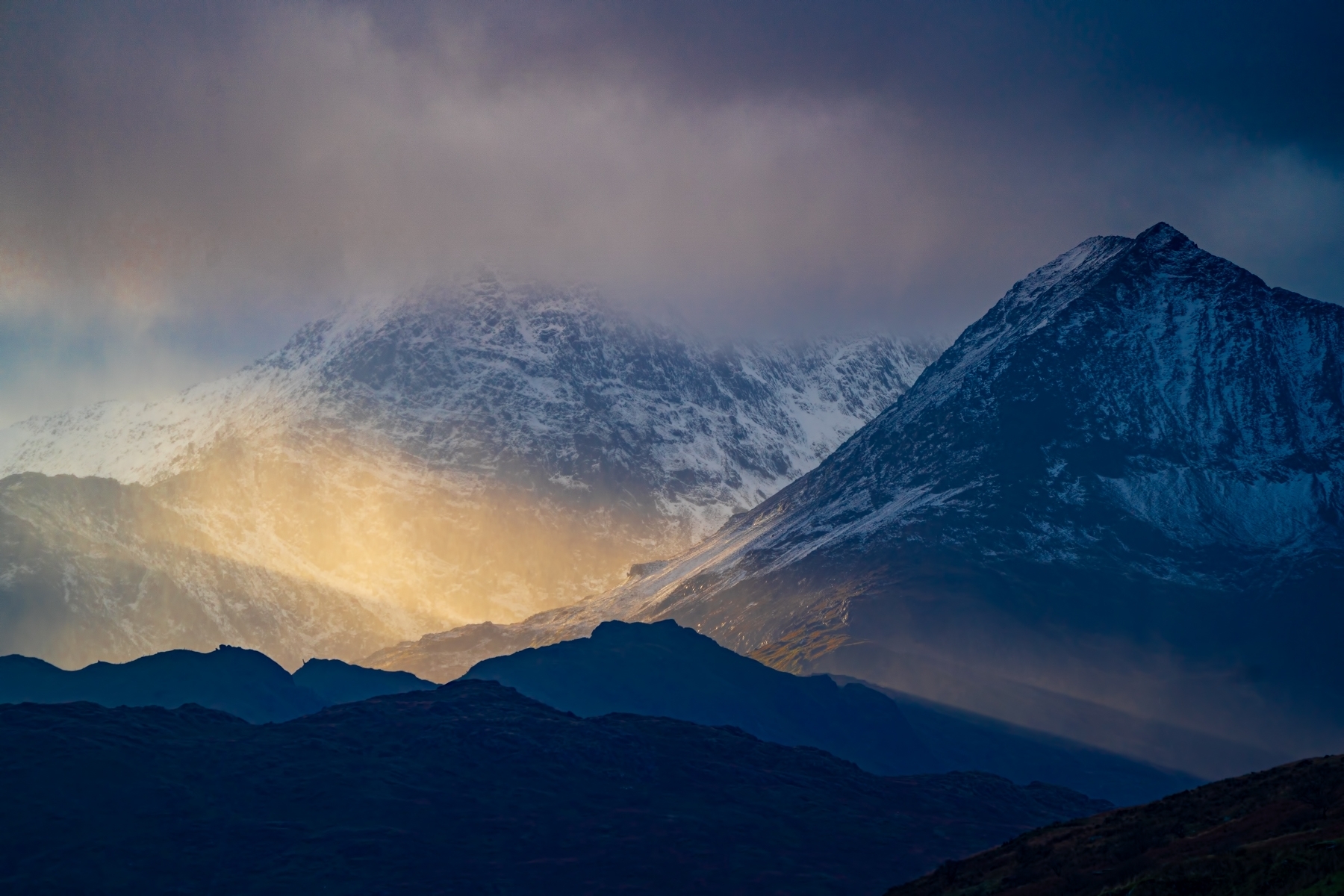 024 Dramatic Light At Snowdon,Cliff Williams